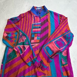Vibrant Multicolor Geometric Shirt